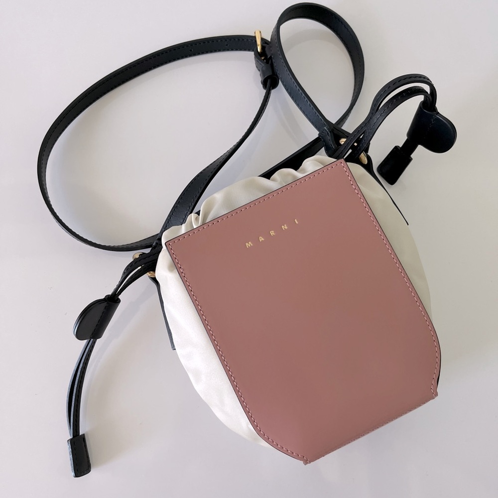 Like New Marni Pink Bucket Bag